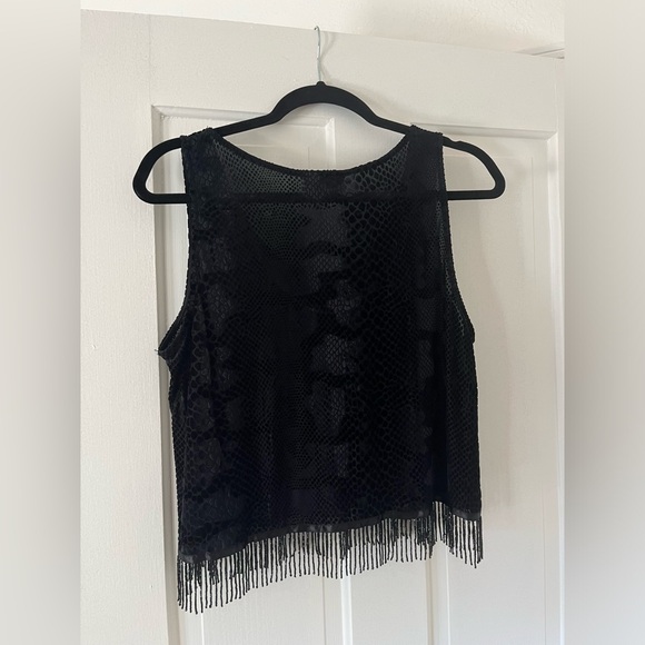 ASTR Black Beaded Fringe - Picture 2 of 4